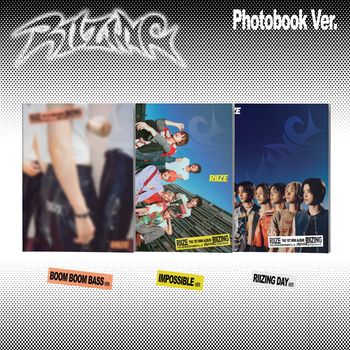 (隨機版)第一張迷你專輯「RIIZING(PhotoBook Ver.)」(韓國進口版)