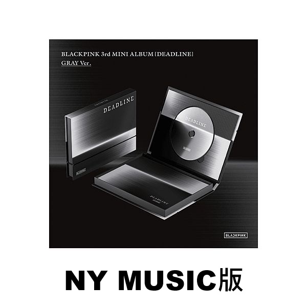 (NY MUSIC/GRAY版)第三張迷你專輯「DEADLINE」(韓國進口版)