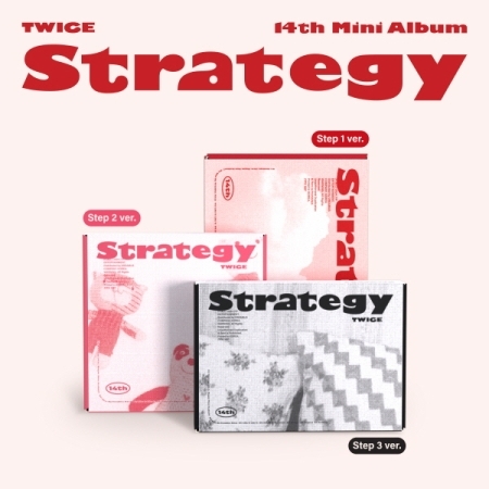 (三版合購版)第十四張迷你專輯「STRATEGY」(韓國進口版)