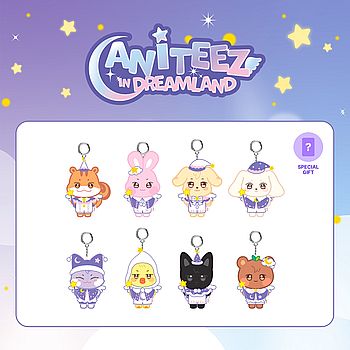 [ANITEEZ IN DREAMLAND]-(守護天使)娃娃鑰匙圈(韓國進口)
