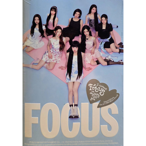 (3版)第一張迷你專輯「FOCUS(Photobook Ver.)」(韓國進口版)