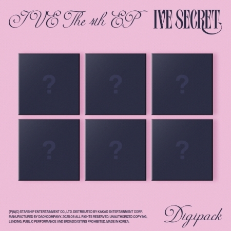 (官網/GAEUL版)第四張迷你專輯「IVE SECRET(Digipack ver.)」