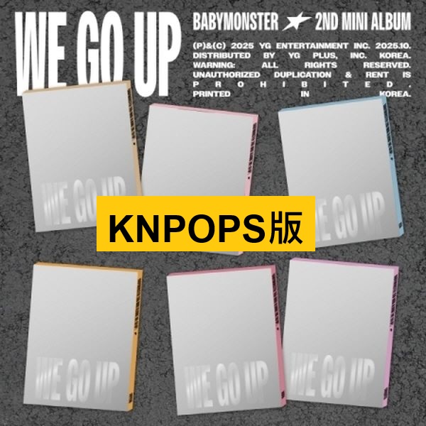 (KNPOPS/RORA版)第二張迷你專輯「WE GO UP(PATTERN Ver.)」