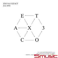 第三張正規專輯「EX`ACT」(台壓中文版/Lucky One版)