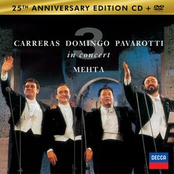 世界三大男高音世紀聯演(25週年紀念版  CD+DVD)