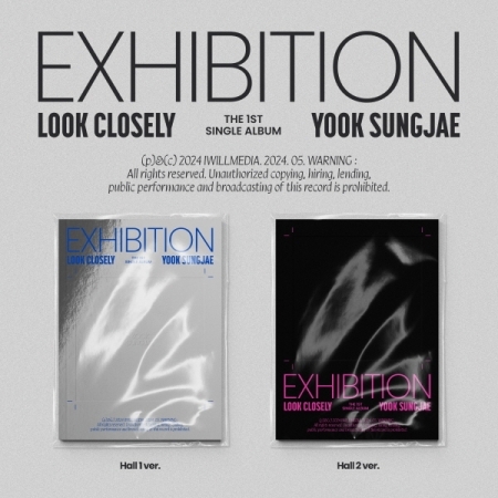 (1版)第一張單曲「EXHIBITION : Look Closely」(韓國進口版)