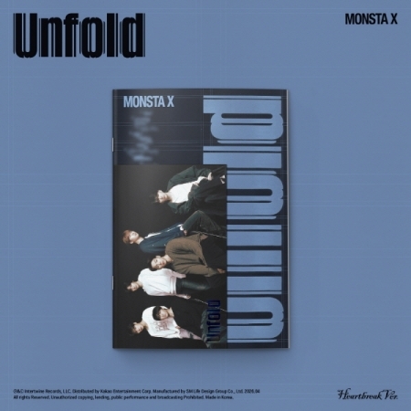 (Heartbreak版)美國正規專輯「Unfold」(韓國進口版)
