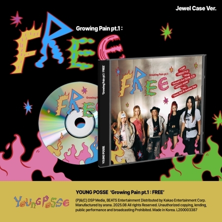 單曲「Growing Pain pt.1 : FREE(Jewel Case Ver.)」(韓國進口