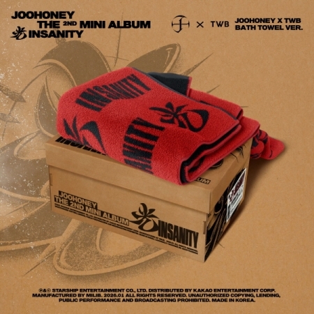 (限量版)第二張迷你專輯「光 (INSANITY)(JOOHONEY X TWB BATH