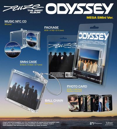 第一張正規專輯「ODYSSEY(MEGA SMini Ver.)」(韓國進口版)