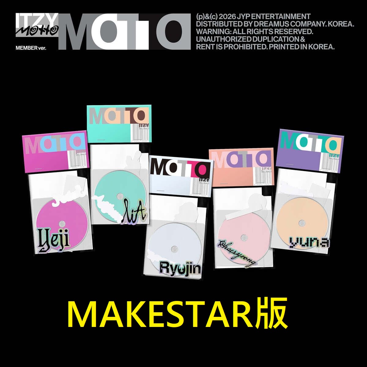 (MAKESTAR/隨機版)MOTTO(MEMBER Ver.)(韓國進口版)