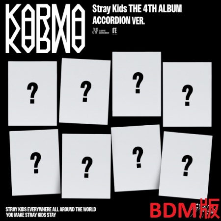 (BDM/隨機)第四張正規專輯「KARMA(ACCORDION VER.)」(韓國進口)