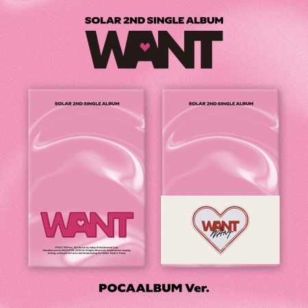 第二張單曲「WANT(POCAALBUM Ver.)」(韓國進口版)
