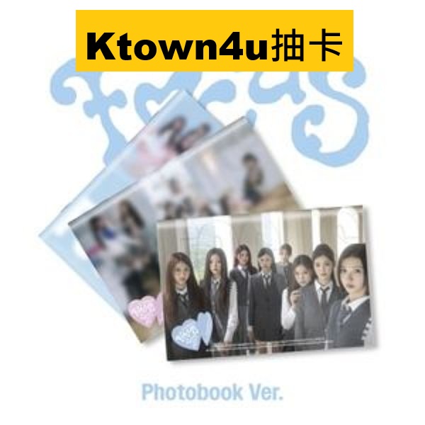 (Ktown4u抽卡)第一張迷你專輯「FOCUS(Photobook Ver.)」(韓國進口版)