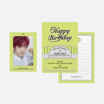 [ARTIST BIRTHDAY-JISUNG]-派對卡片(韓國進口)