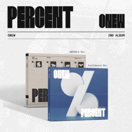 (B版/藍色)第二張正規專輯「PERCENT(Digipack Ver.)」(韓國進口版)